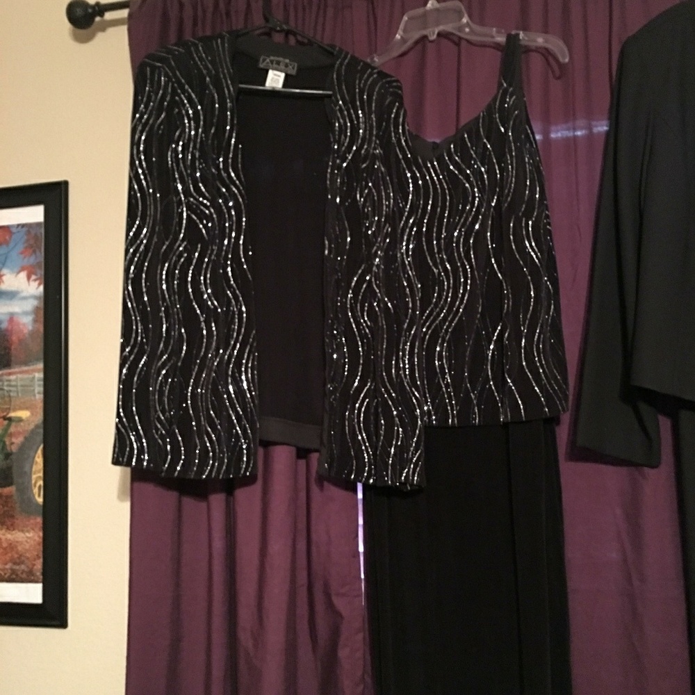 Womens Alex Evenings formal 2 piece dress set